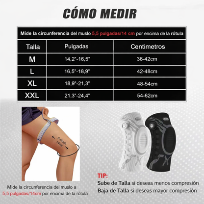 Rodillera para Jinetes con Ajuste Giratorio